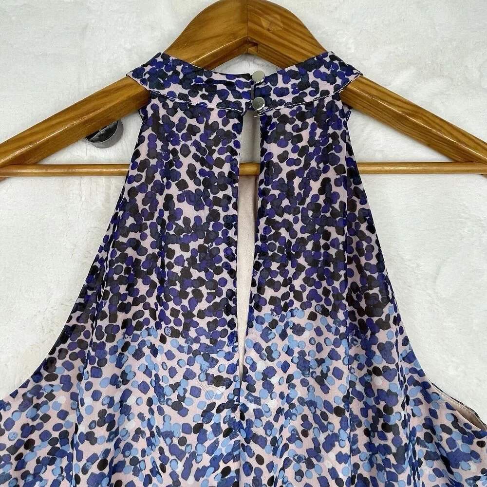Donna Ricco Maxi Dress Womens Size 8 Sleeveless Lined Multicolor Boho - Picture 7 of 14